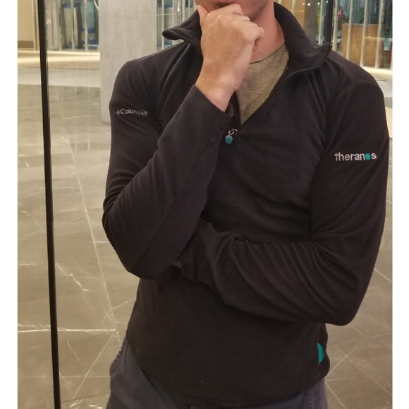 Theranos half-zip fleece